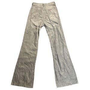 VTG 70s DUTCHESS women's grey high waist flare corduroy pants, 26".